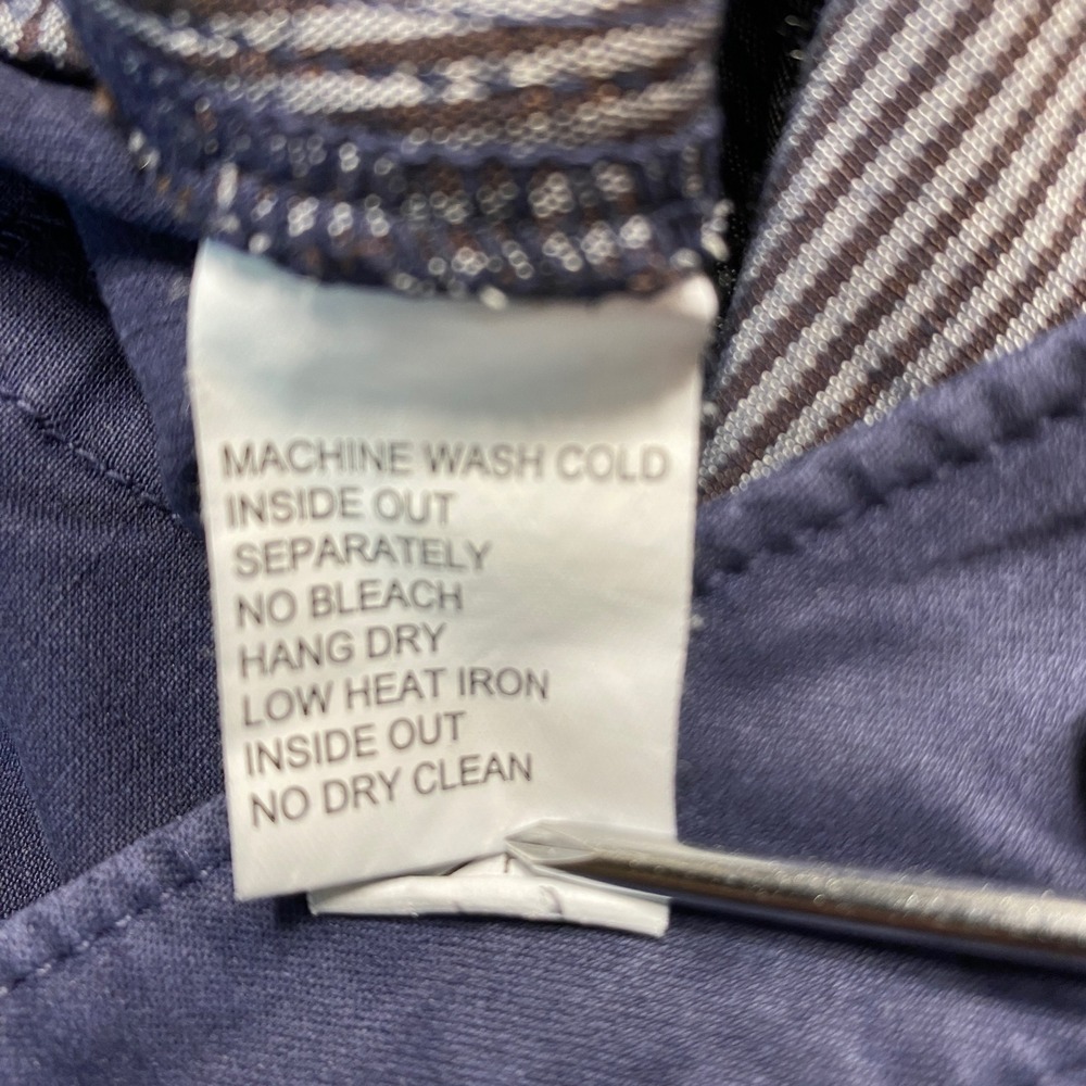 UNTUCKit Mens Navy Blue Relaxed Fit Pima Cotton Stretch Pants W33 L32 - Picture 10 of 12